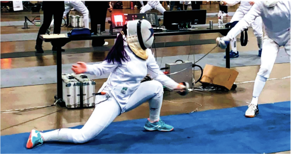 Students take interest in competitive fencing outside of school